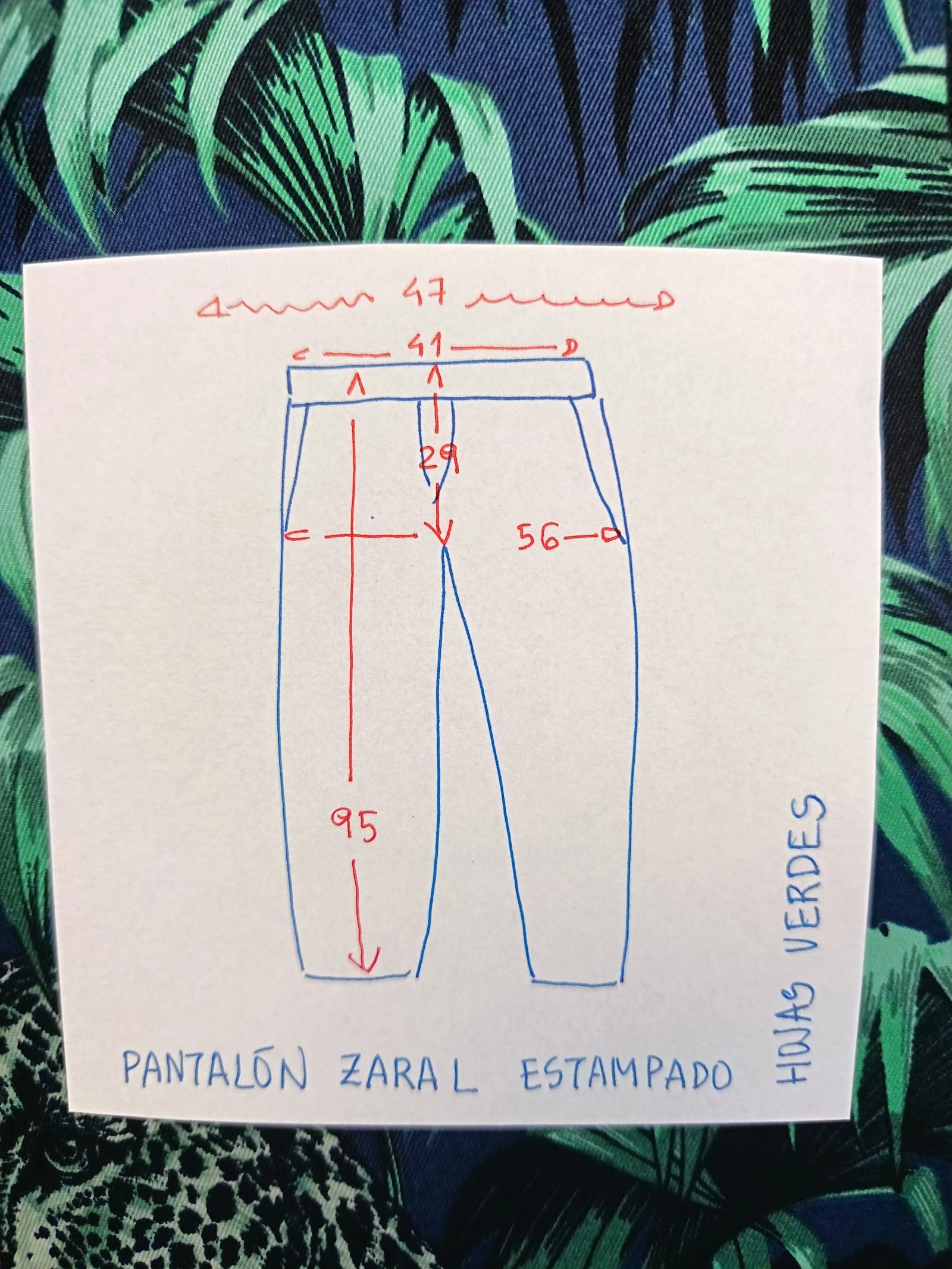 Tropische printbroek ♡ ZARA * Maat L – photo 11